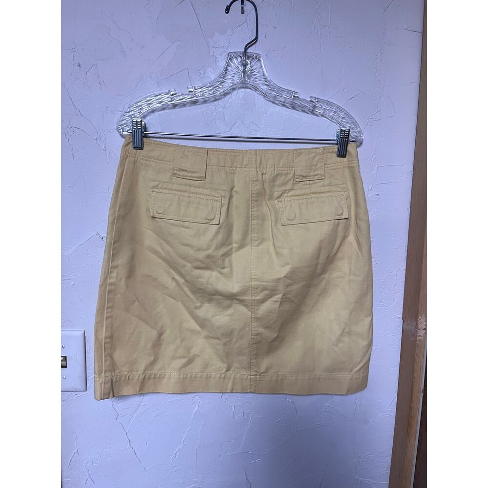 Vintage J.Crew Butter Yellow Skirt Sz 8 - Picture 4 of 4
